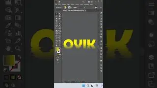 Easily Make Water Waves Text Effect in illustrator #shorts