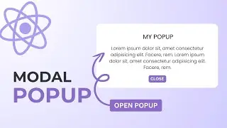 How to Create Modal in React JS | Close Button
