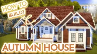 building an autumn house in Sims 4 (how to make houses look good in sims 4)