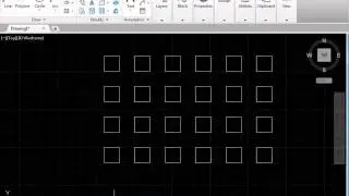 How to create rectangular array using AutoCAD Rectangular Array command