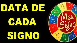 🔴 SIGNOS DE CADA MÊS [DATAS DE CADA SIGNO] DESCUBRA O SEU