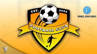 How to make a futsal club logo on Pixellab - Part #1