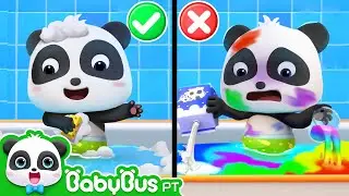 Canção do Banho 🚿🛁 | Bons Hábitos | Músicas Infantis & Canções Infantis 🐼 por BabyBus
