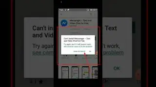 Play store can't install Messenger | Messenger not install problem Play Store fix 