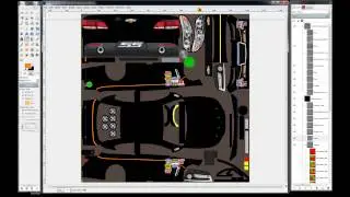 Gimp Tutorial for iRacing #4, iRacing default patterns