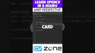 Warping Images using opencv