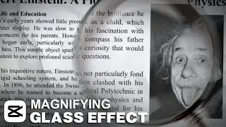 How to make magnifying glass effect in Capcut