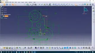 Catia Sketch tutorial for beginners 01