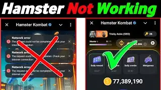 Network Request error hamster kombat | Hamster kombat not open | Hamster kombat request error
