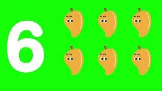 Cartoon Number Apple Green Screen From 1 2 3 | Free Green Screen  Copyright Video | #FreeGreen