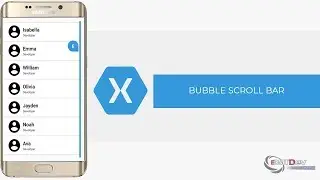 Xamarin Android Tutorial - Bubble Scroll Bar