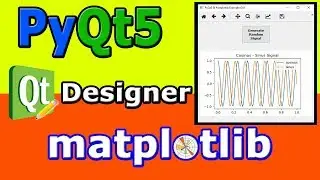 PyQt5 Matplotlib Qt Designer