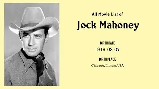 Jock Mahoney Movies list Jock Mahoney| Filmography of Jock Mahoney