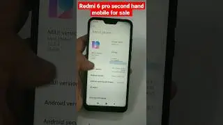 Redmi 6 pro Second hand mobile for sale - Price 4900 #shorts #secondhandmobile #youtubeshorts #ytsho