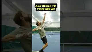 The Tip That Took My Serve From 100mph to 120mph 🏷 #tennis  #tennistips #tennisserve #serve #power