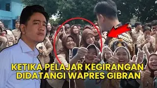 Reaksi Girang Pelajar Dikunjungi Gibran Saat Makan Bergizi Gratis