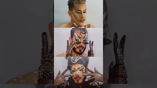 My Black & White Drag Makeup Evolution 