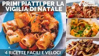 PRIMI PIATTI DI PESCE PER LA VIGILIA DI NATALE: 4 ricette facili e veloci