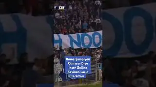 Ezeli rakibi Roma şampiyon olmasın diye Lazio taraftarı İnter golüne seviniyor 2010 #mourinho