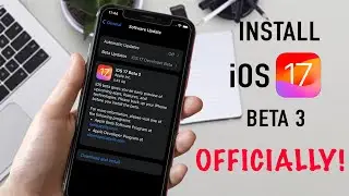 Download And Install iOS 17 Beta 3 OFFICIALLY FREE !
