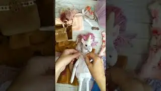 Единорог из ткани.Fabric unicorn.