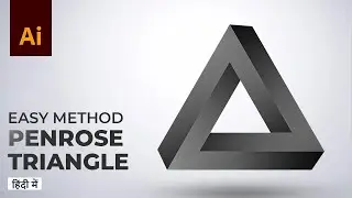 How to create Penrose Triangle in Adobe Illustrator