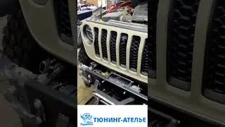 Установка лебедки в штатный бампер Jeep Wrangler Rubicon