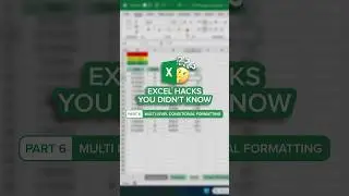 Excel hacks part 6 