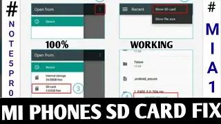 How to fix Sd card permission problem in all Mi/Xiaomi phones | Redmi note 5 pro.