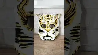 Самодельная маска кота в тигровой окраске.😊🐱👍 #catmask #cat #cool #music