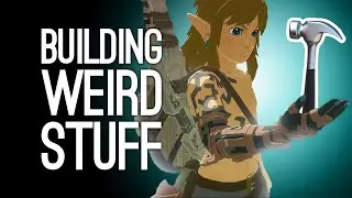 Fly a Plane up to Hyrule Castle?! | Building Weird Things in Zelda Tears of the Kingdom 🔧⚙🔨