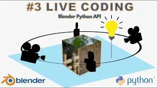 #3 Live Coding  - Blender Python API - Visualising a Neural Network in 3D