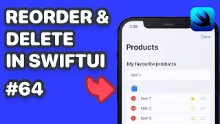 How To Edit A List In SwiftUI (SwiftUI EditButton, EditButton SwiftUI, SwiftUI Edit List)