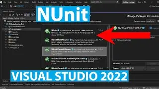 How To Install Nunit in Visual Studio 2022