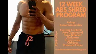 12 Weeks Abs Shred Program Pt. 2