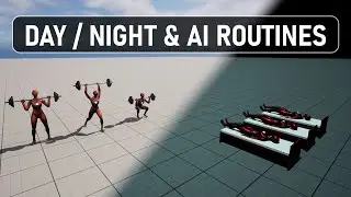 Unreal Engine 5 - Day and Night Sensitive AI Routines