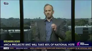 eNCA projects ANC will take 45% of national vote