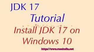 How to install JDK 17 on Windows 10?