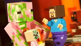 LEGO Minecraft vs LEGO Ninjago - Stop Motion Animation