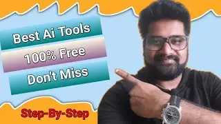 4 Best Free AI Tools (2023) 100% Free | TECHGENICS Walkthrough