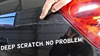 HOW TO REPAIR DEEP CAR PAINT SCRATCH LIKE A PRO