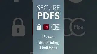 Protect Your PDF #shorts #indesign #pdf