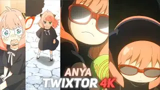 anya twixtor clips for edit 4k no warps (spy x family season 2 episode 1 )