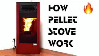 How Pellet Stove Heater Works - Wood Pellet Fireplace