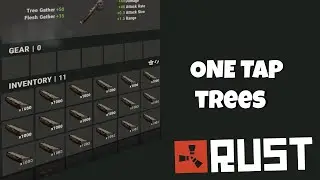 One Tap Tree Server Rust Console *Infinite Wood* #shorts