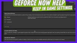 How to Save Your In-Game Settings on GeForce Now | PC & Mac Guide 2024