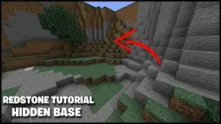 Simple Hidden Bunker/Base Entrance (Minecraft Redstone) EASY!