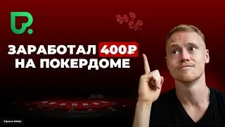 Заработал 400 рублей на Покердоме