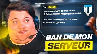 Je me FAIS BAN DE MON SERVEUR GTA RP !