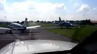 Reims Prunay Airport (LFQA), MFGF-Ready for departure. Interesting encounters...